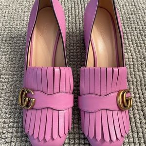 100% Authentic Gucci NWOT Marmont Pink Heels